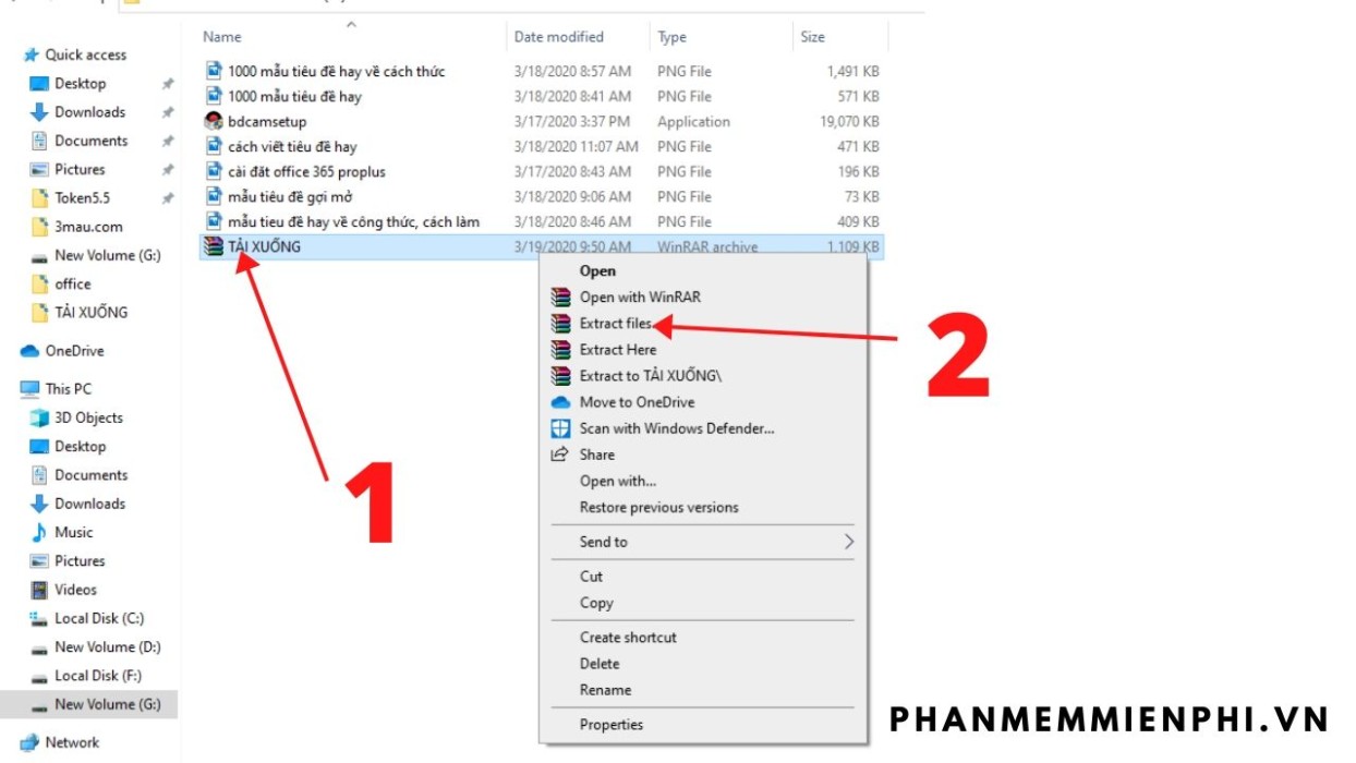 Cách Giải Nén File