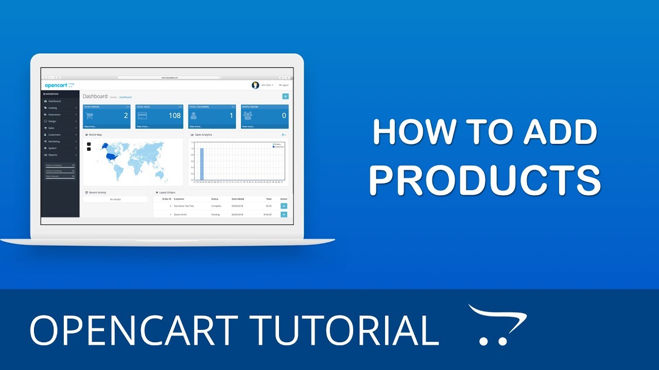 How to Create New Products in OpenCart 3.x - YouTube