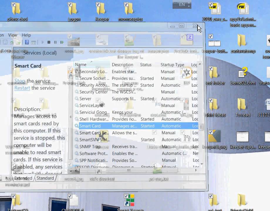 How to enable the smart card service on Windows 7 - YouTube