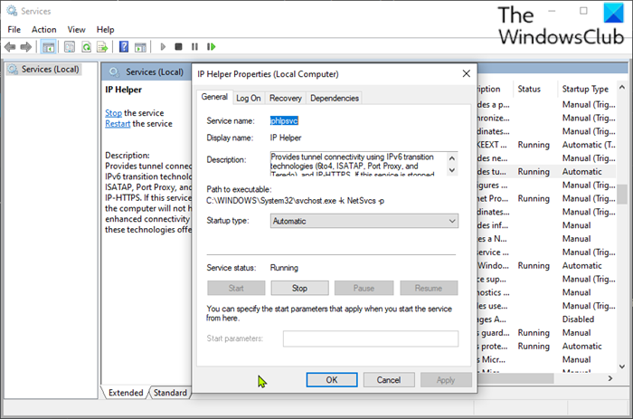 Cách bật hoặc tắt Dịch vụ IP Helper trong Windows 10 - Windows789